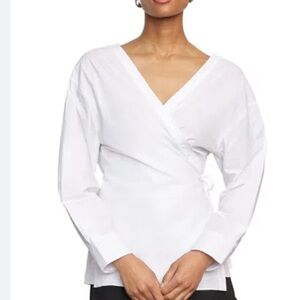 Modern Citizen White Wrap Tunic